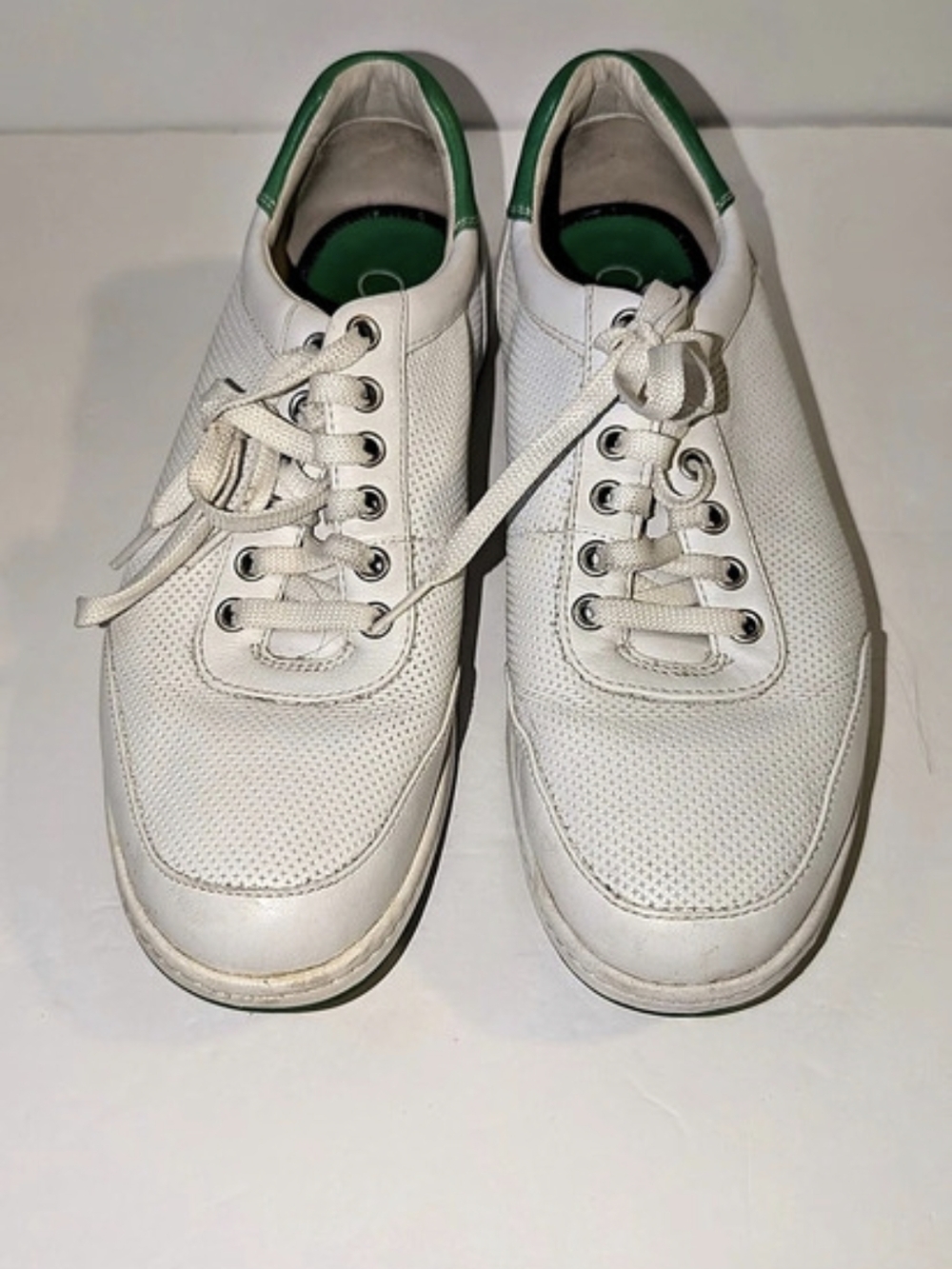Cole Haan Size 9M GrandPrø Tennis Sneaker Men's White & Green US